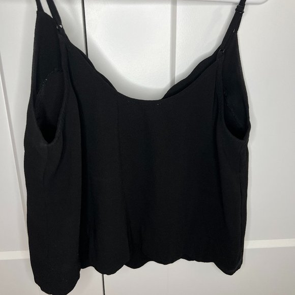 Lush Black Flare Tank Top - Picture 7 of 7